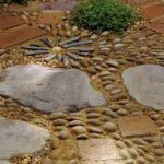 примеры дорожек с мозаикой в саду