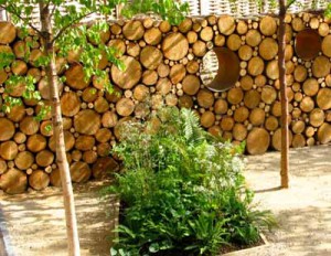 декоративный деревянный забор