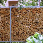 деревянный забор из дров