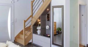 практичный гардероб под лестницей фото